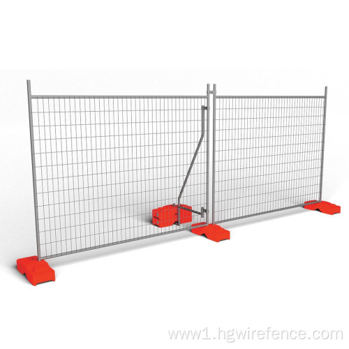 galvanized fence panels removable Australia temporary fence